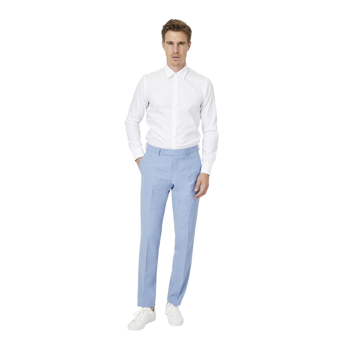 

Тканевые брюки HECHTER PARIS Anzug, цвет light blue