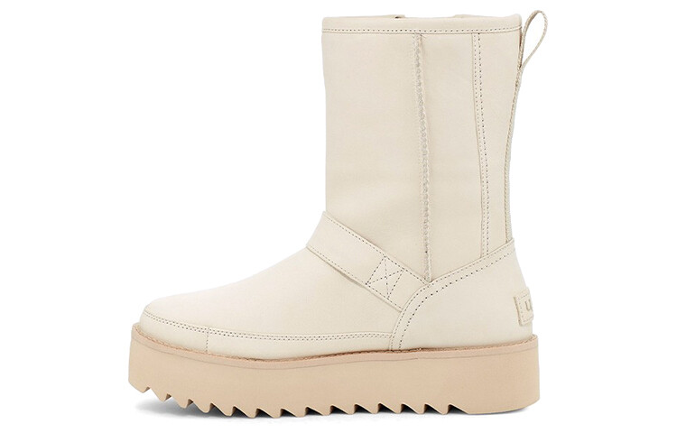 Угги женские UGG Classic Rebel Biker, белый