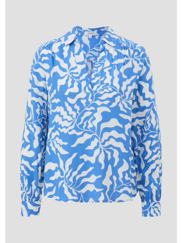 

s.Oliver Блузка 55A1 королевского синего цвета