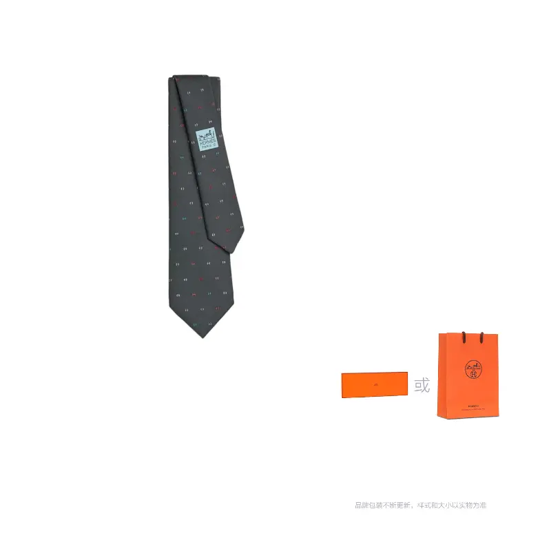 

HERMES Мужской галстук, Gray
