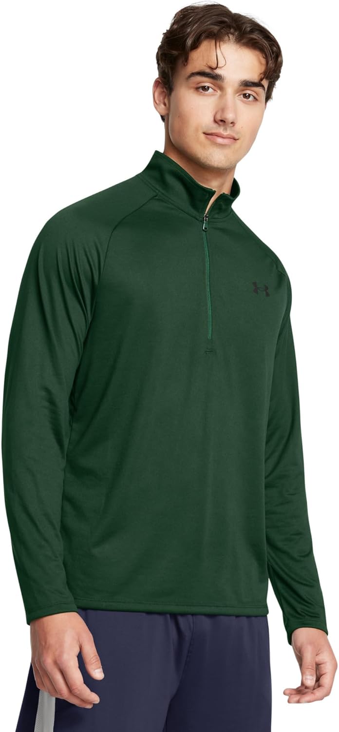 

Футболка Under Armour Men's Tech 2.0 ½ Zip, (301) Forest Green/Black, Черный, Футболка Under Armour Men's Tech 2.0 ½ Zip, (301) Forest Green/Black
