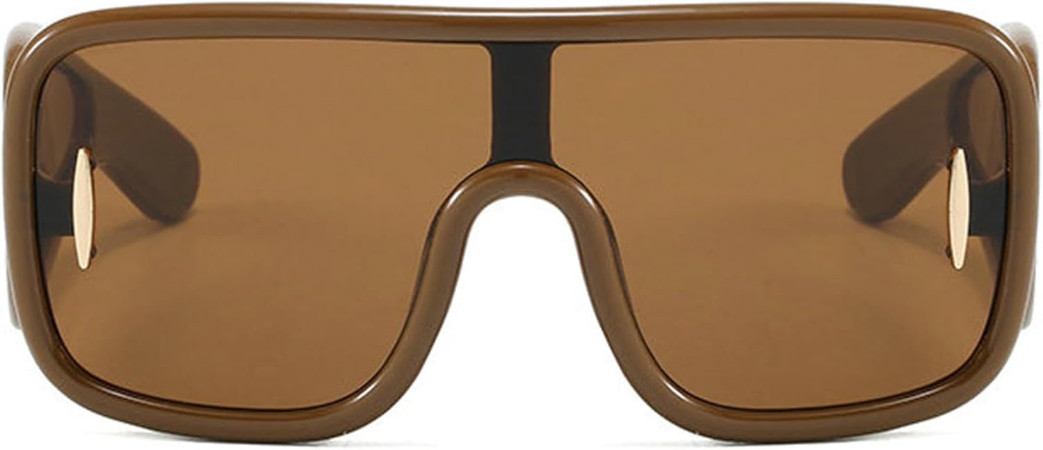 

Willochra Большие квадратные солнцезащитные очки-маска для женщин, большая оправа, роскошные винтажные солнцезащитные очки-щит для женщин, солнцезащитные очки F25, C12