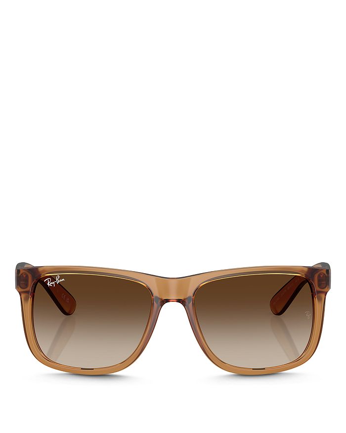 

Квадратные солнцезащитные очки, 54 мм Ray-Ban, коричневый/бежевый