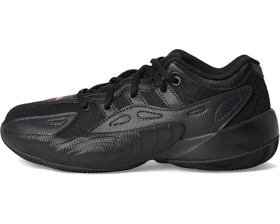 Кроссовки Adidas Kids Trae Unlimited (Little Kid), Black/Carbon/Solar Red — фото 4