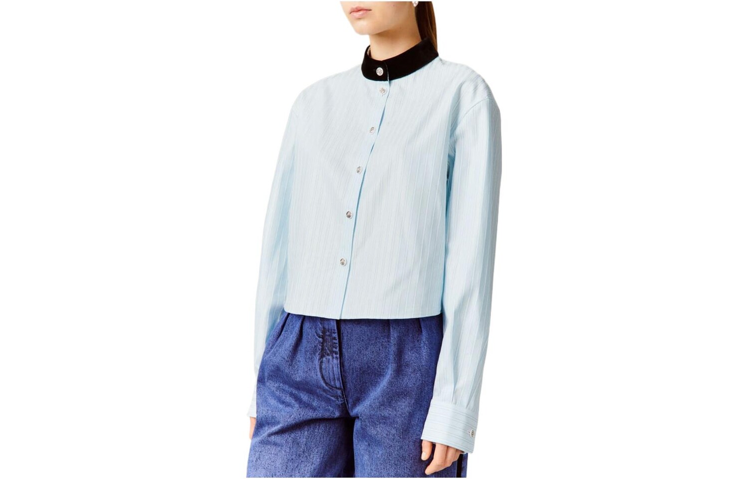 

Рубашка женская синяя Chanel