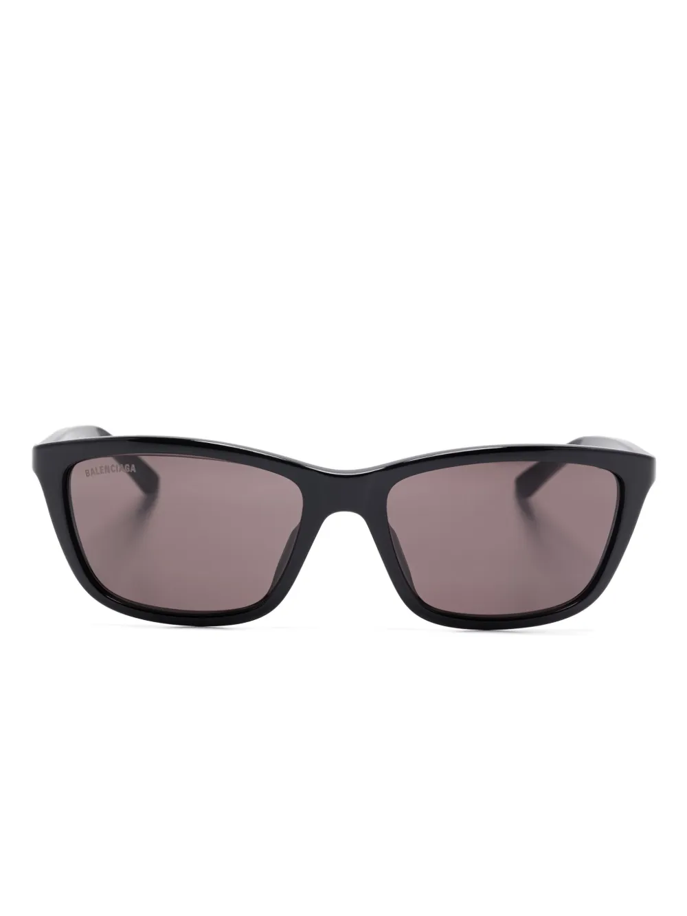 

Солнцезащитные очки в прямоугольной оправе Balenciaga Eyewear, черный