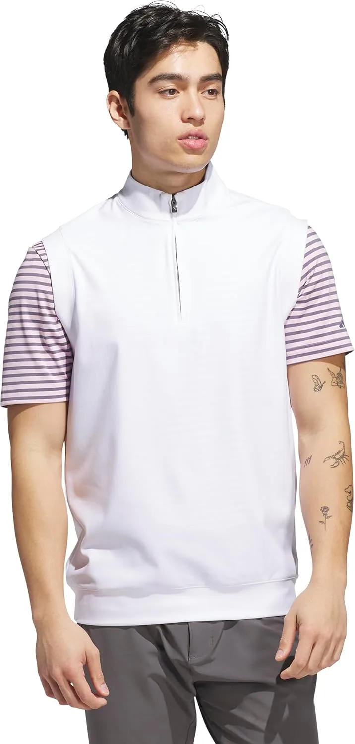 Мужской жилет Adidas Ultimate365 Elevated Quarter-Zip, белый