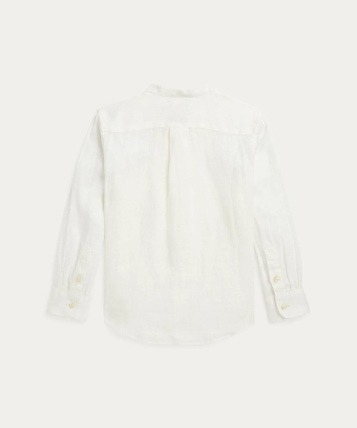 (Для мальчиков 2-7 лет) Льняная рубашка Polo Ralph Lauren, 100 White — фото 2