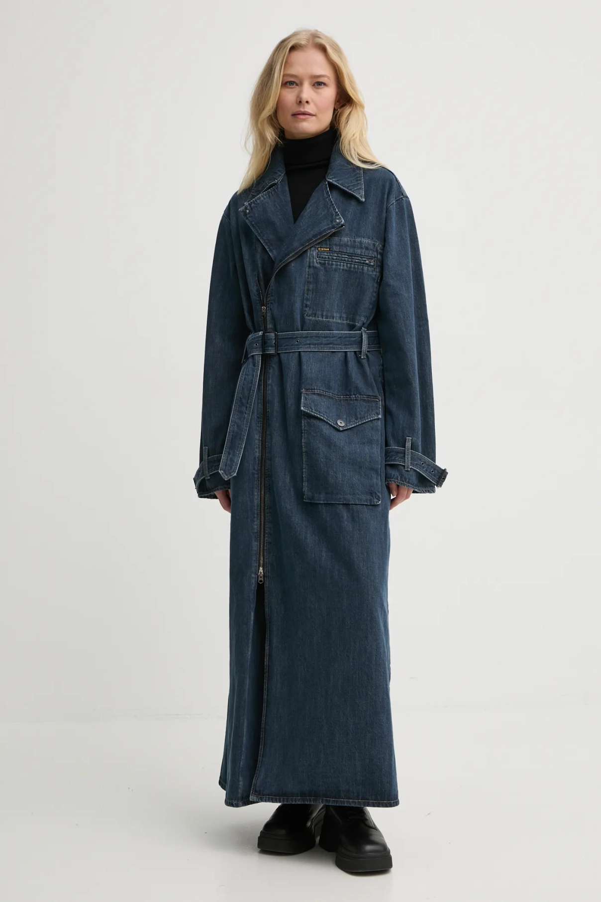 

Джинсовое плащ G-Star Raw, темно-синий
