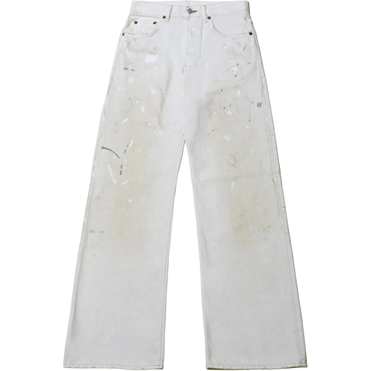 Джинсы прямого кроя Acne Studios белые