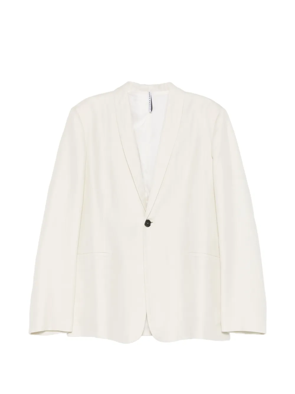 

Однобортный блейзер с воротником-шалькой Liviana Conti, бежевый