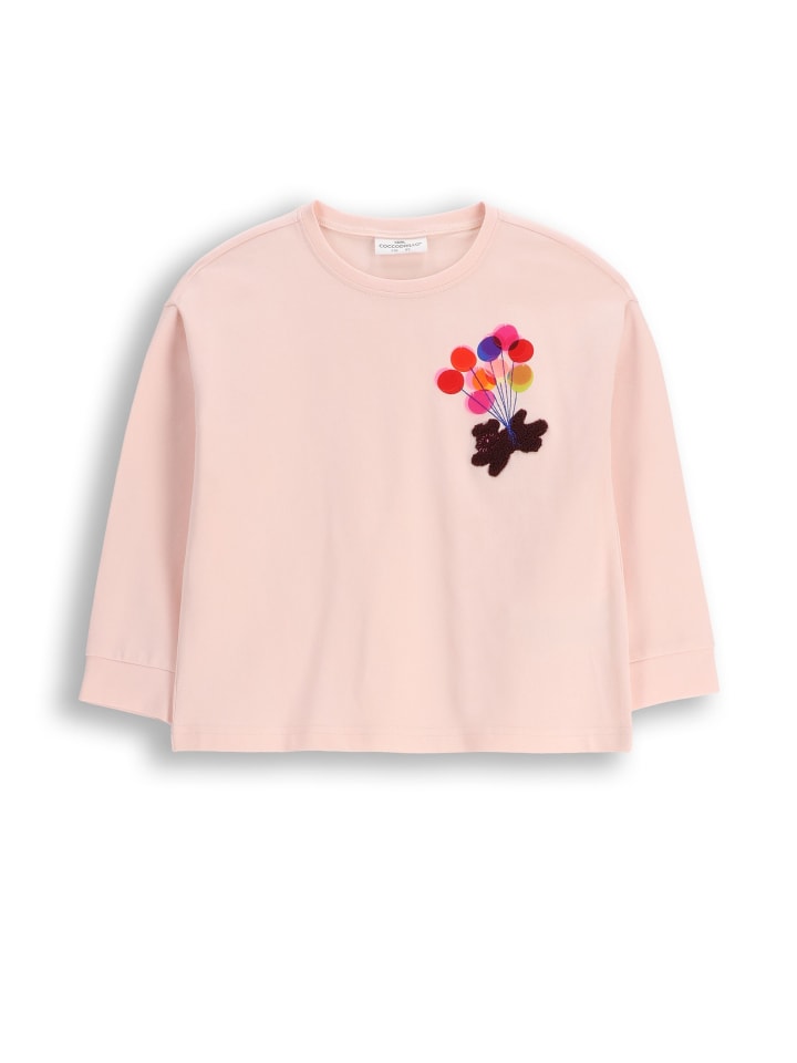 

Блузка с длинными рукавами приглушенно-розового цвета Coccodrillo