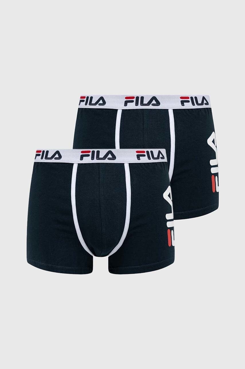 

Боксеры, 2 пары Fila, темно-синий