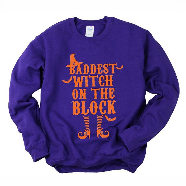 

Толстовка Baddest witch on the block Simply Sage Market, Purple, Зеленый, Толстовка Baddest witch on the block Simply Sage Market, Purple