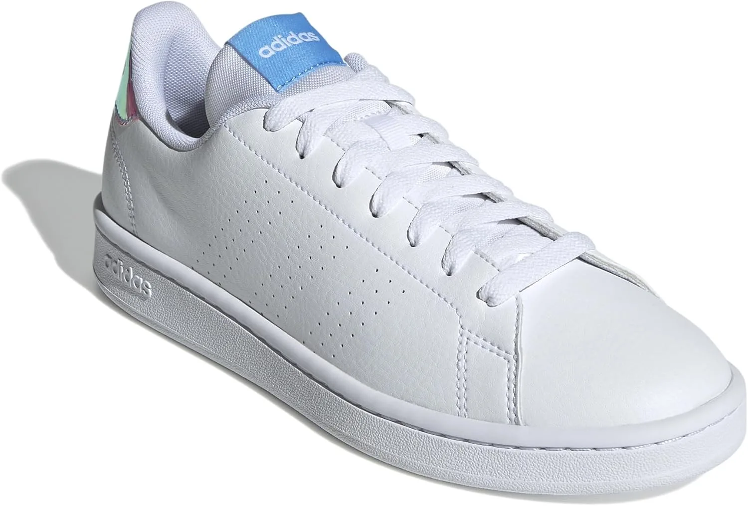 Мужские низкие кроссовки Adidas Advantage (не для футбола), белый/синий — фото 2