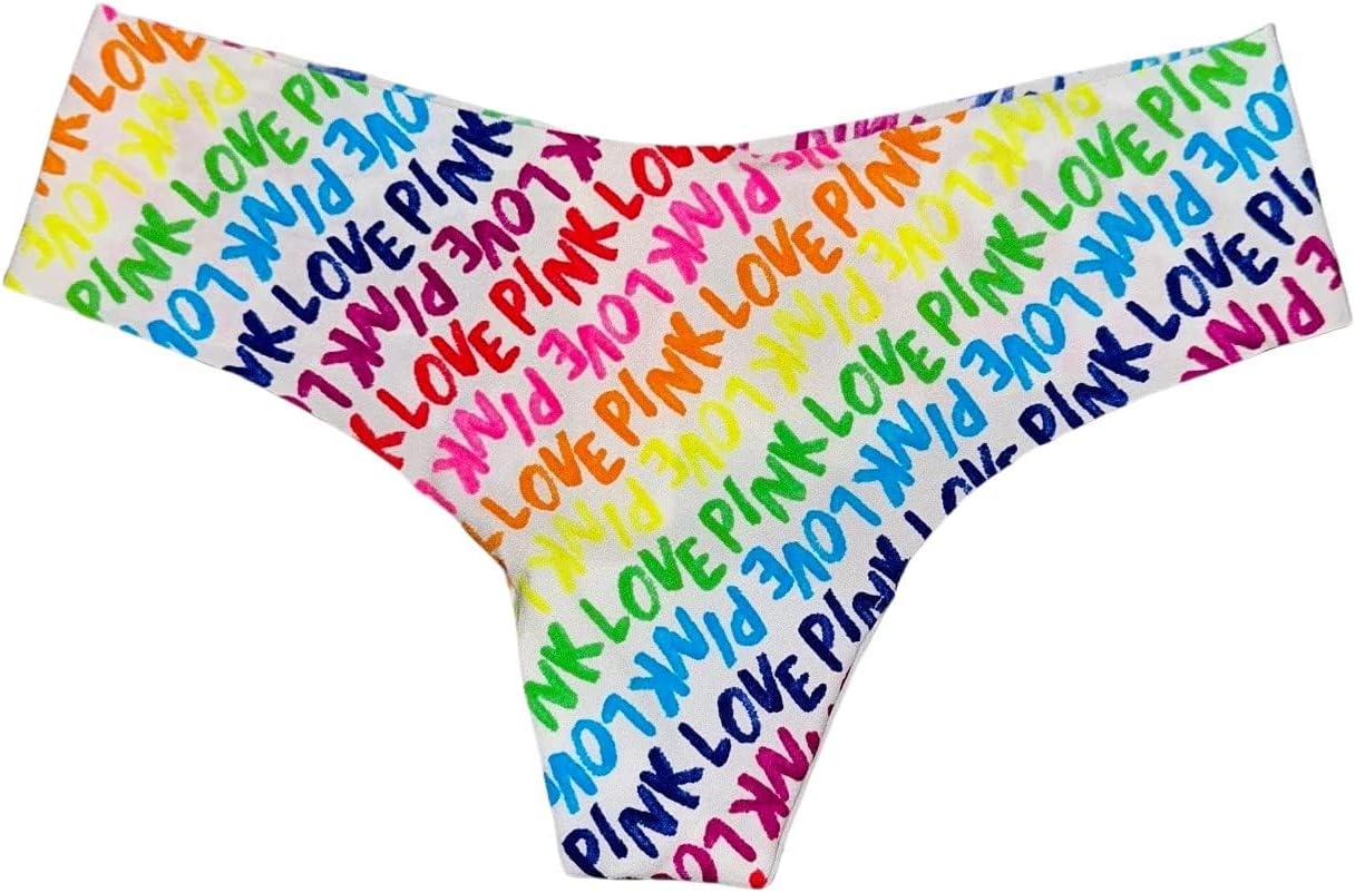 

Трусики-стринги/нижнее белье Victoria's Secret Pink No Show, разноцветные, новые, Multicolor