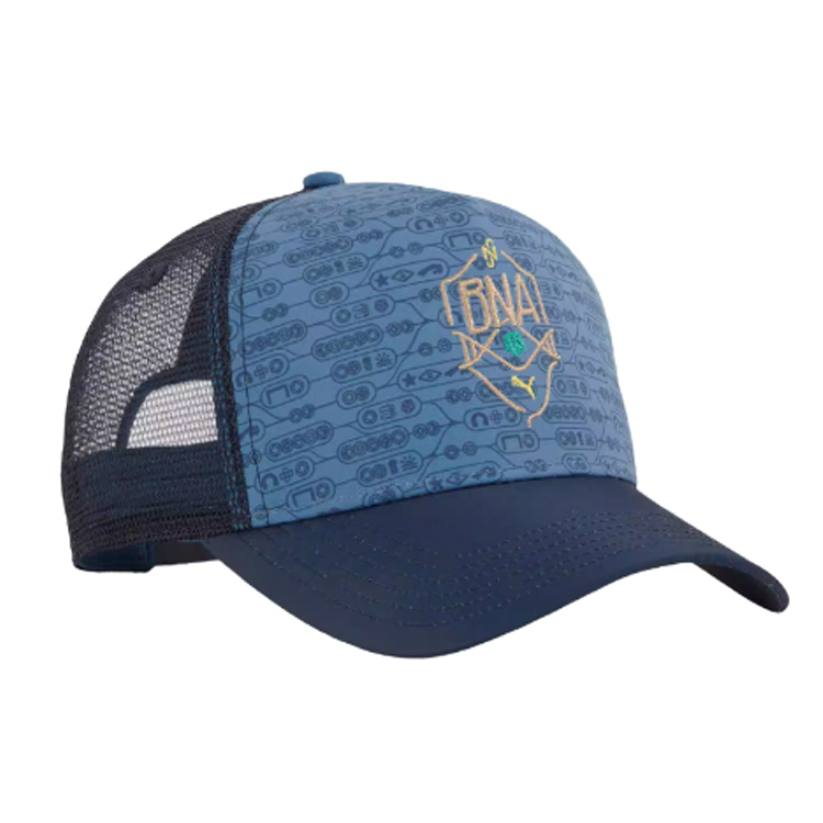 

PUMA Бейсболка из полиэстера мужская синяя, Blue
