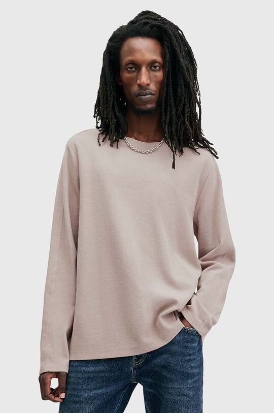 

Лонгслив AllSaints, бежевый