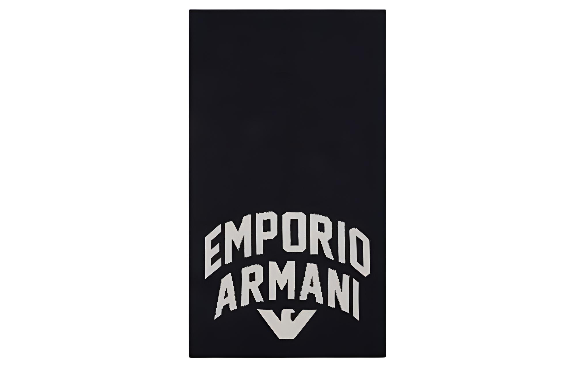

EMPORIO ARMANI Вязаный шарф мужской темно-синий, Dark Blue