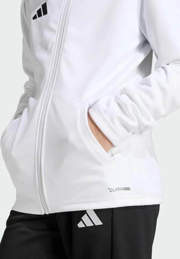 Детская спортивная куртка entrada26, унисекс, тренировочная куртка Adidas Performance, White/Black — фото 4