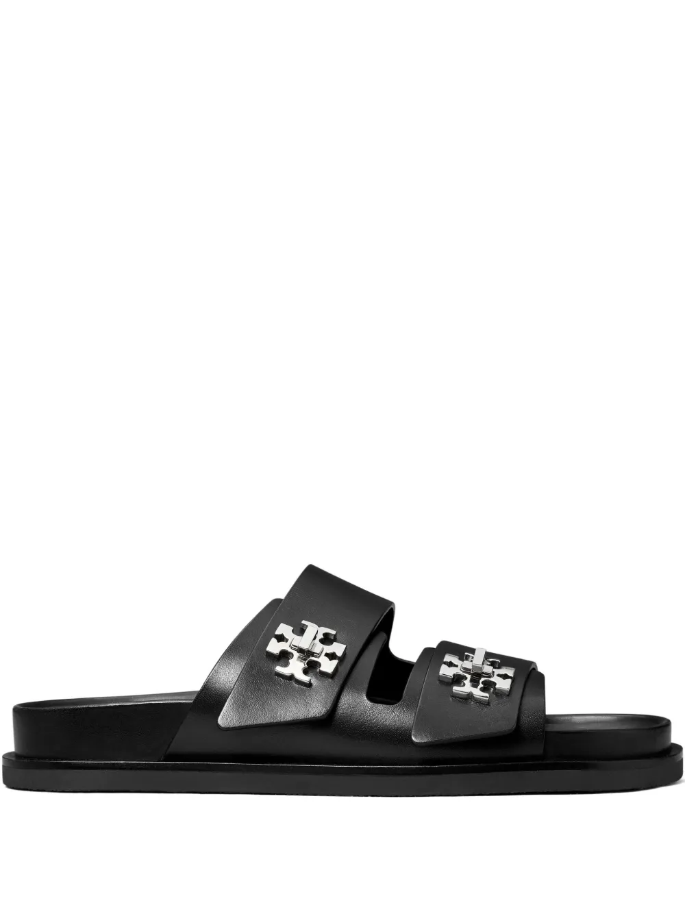 Сандалии Turnlock Tory Burch, черный