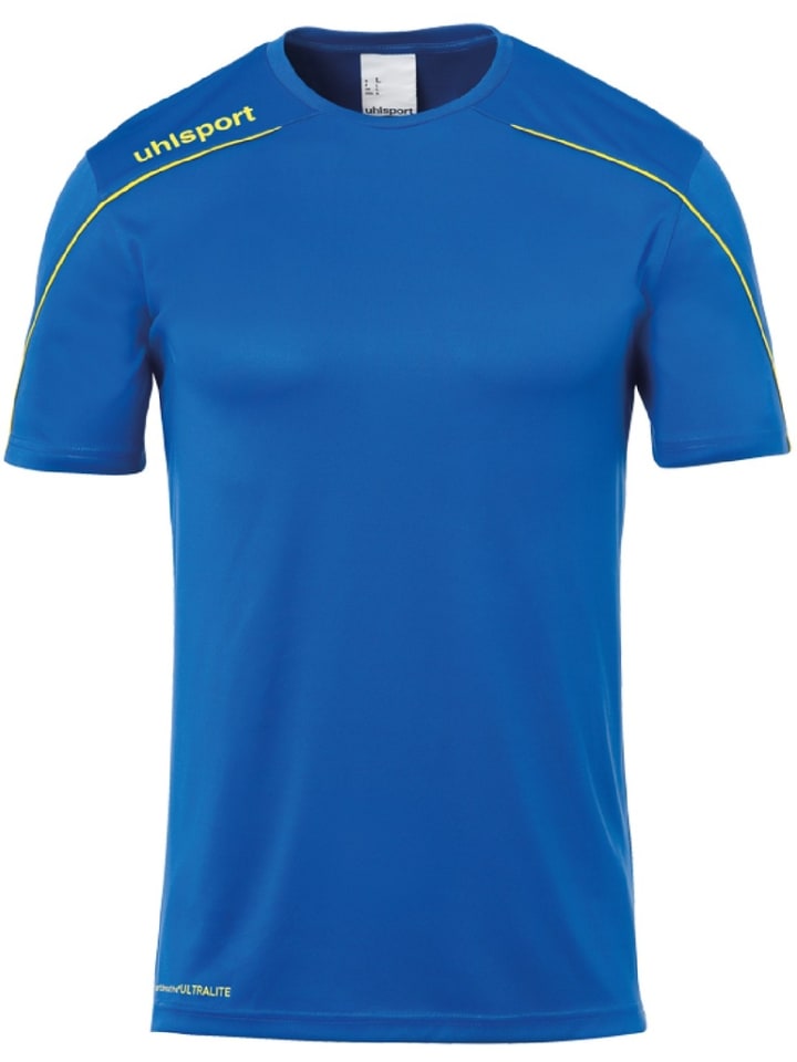 

Uhlsport Футболка с коротким рукавом "Stream 22" синего цвета, Синий, Uhlsport Футболка с коротким рукавом "Stream 22" синего цвета