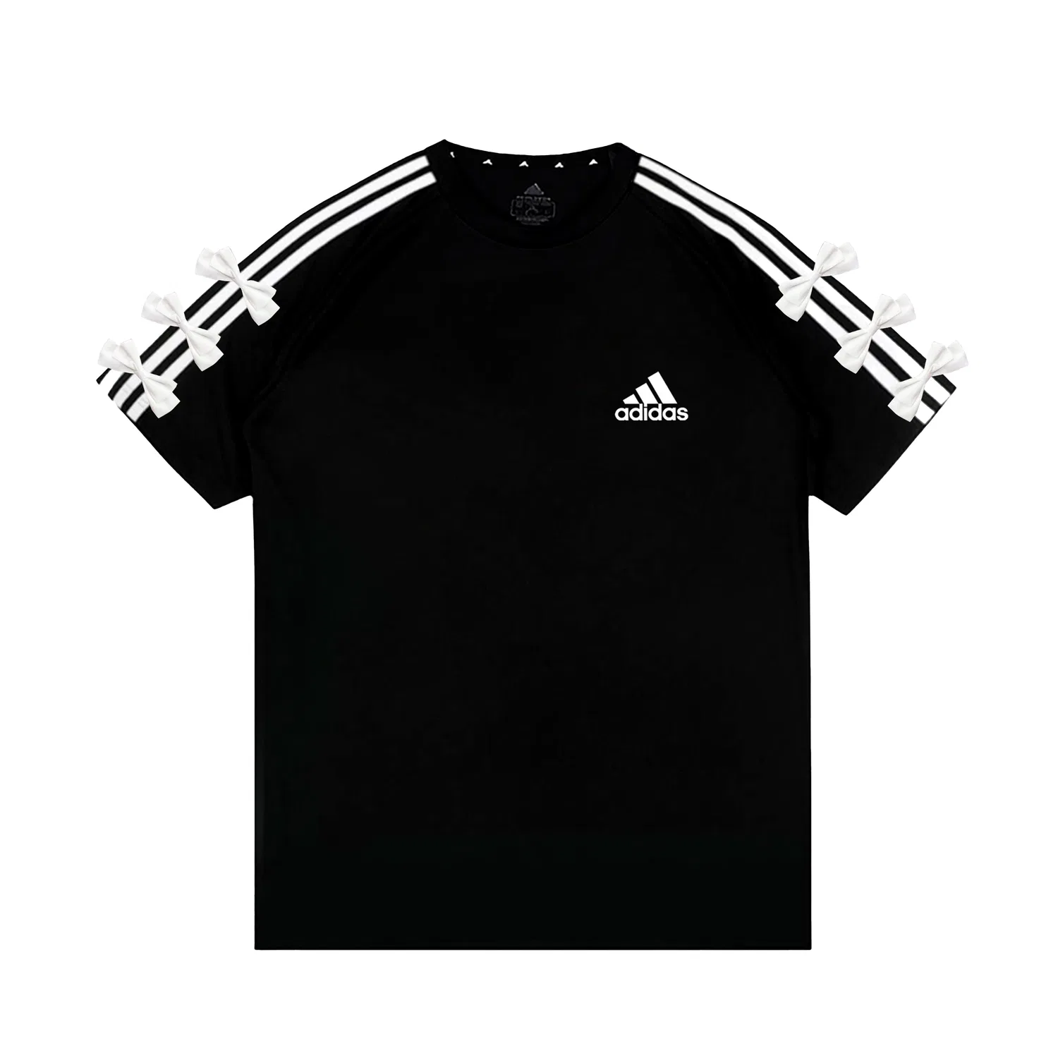 Футболка Adidas с принтом, белый цвет — фото 3