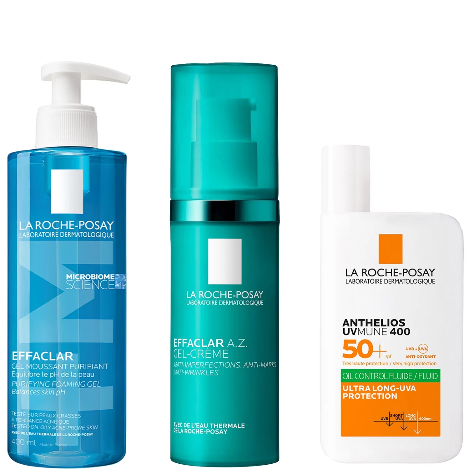 Набор La Roche-Posay — Effaclar для взрослых от угревой сыпи, очищающее и лечебное средство Effaclar , 400 мл