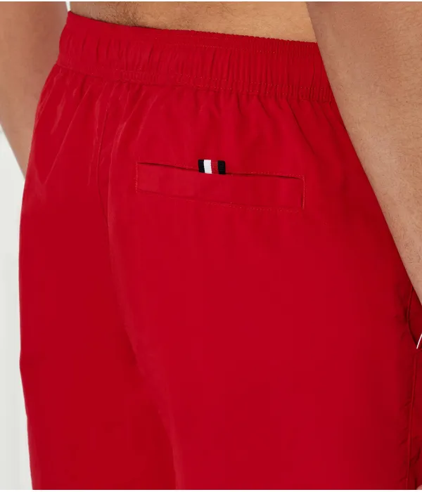 Пляжные шорты Regular fit Tommy Hilfiger Swimwear, красный — фото 4