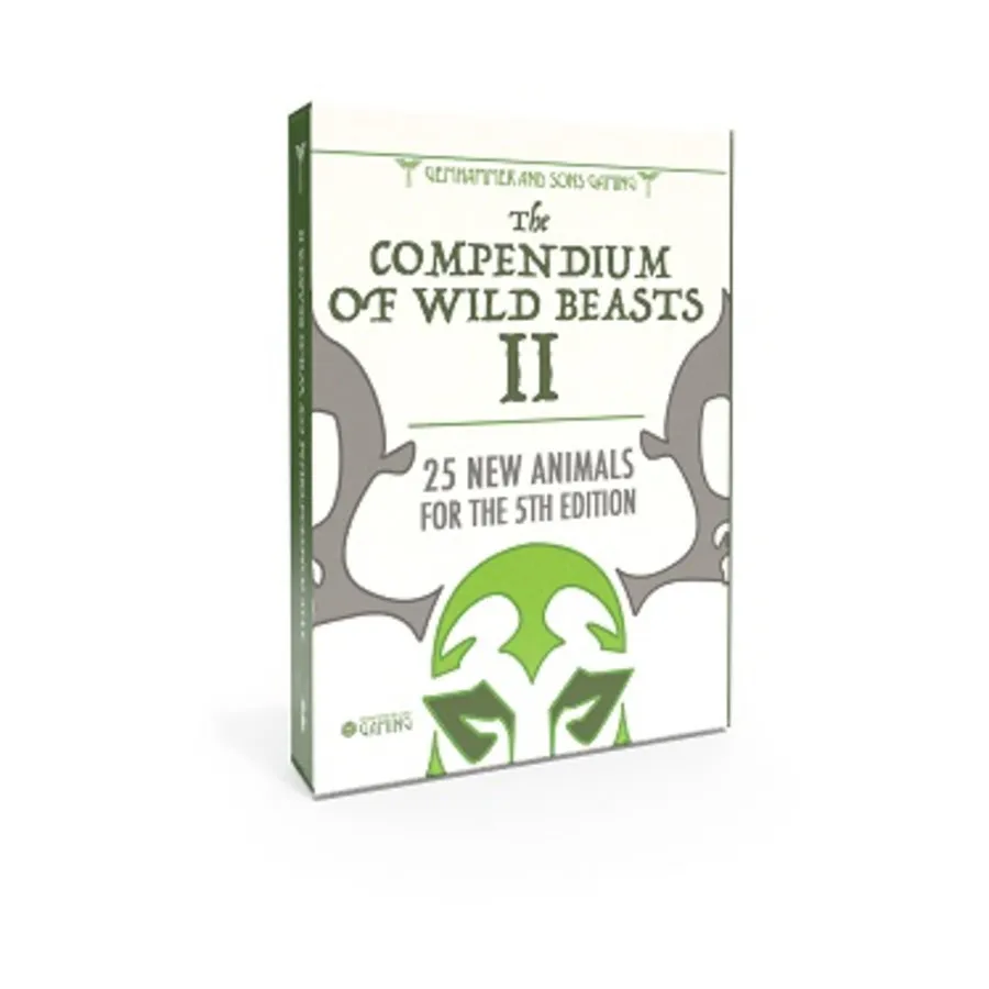 

Бокс-сет Compendium of Wild Beasts II, Role Playing Games Accessories (Gemhammer And Sons Gaming)