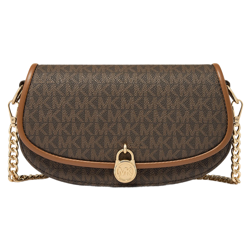 

MICHAEL KORS Мила Сумка через плечо из искусственной кожи маленькая женская тёмно-коричневая