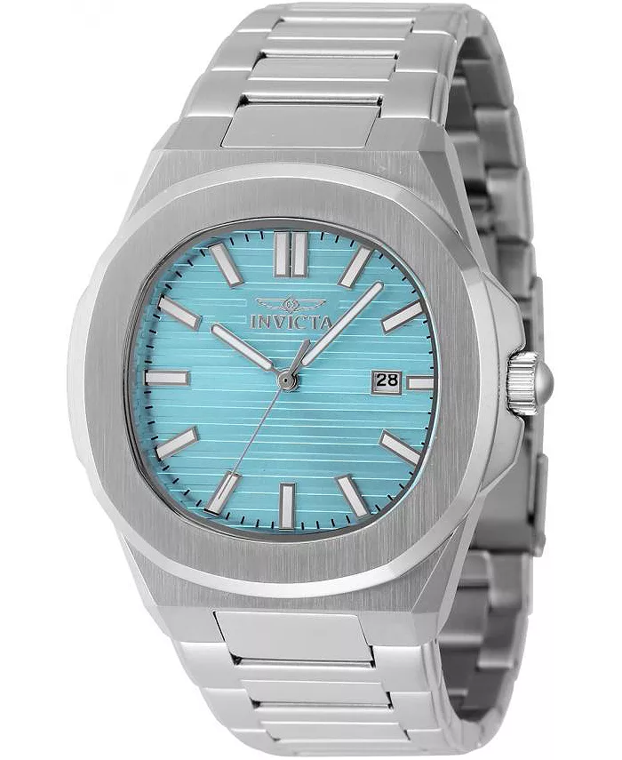 

Мужские часы 48322 Speedway Quartz 3 Hand со светло-голубым циферблатом Invicta, синий