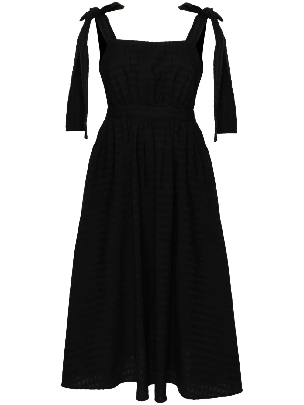 

Платье миди с бантами MSGM, черный