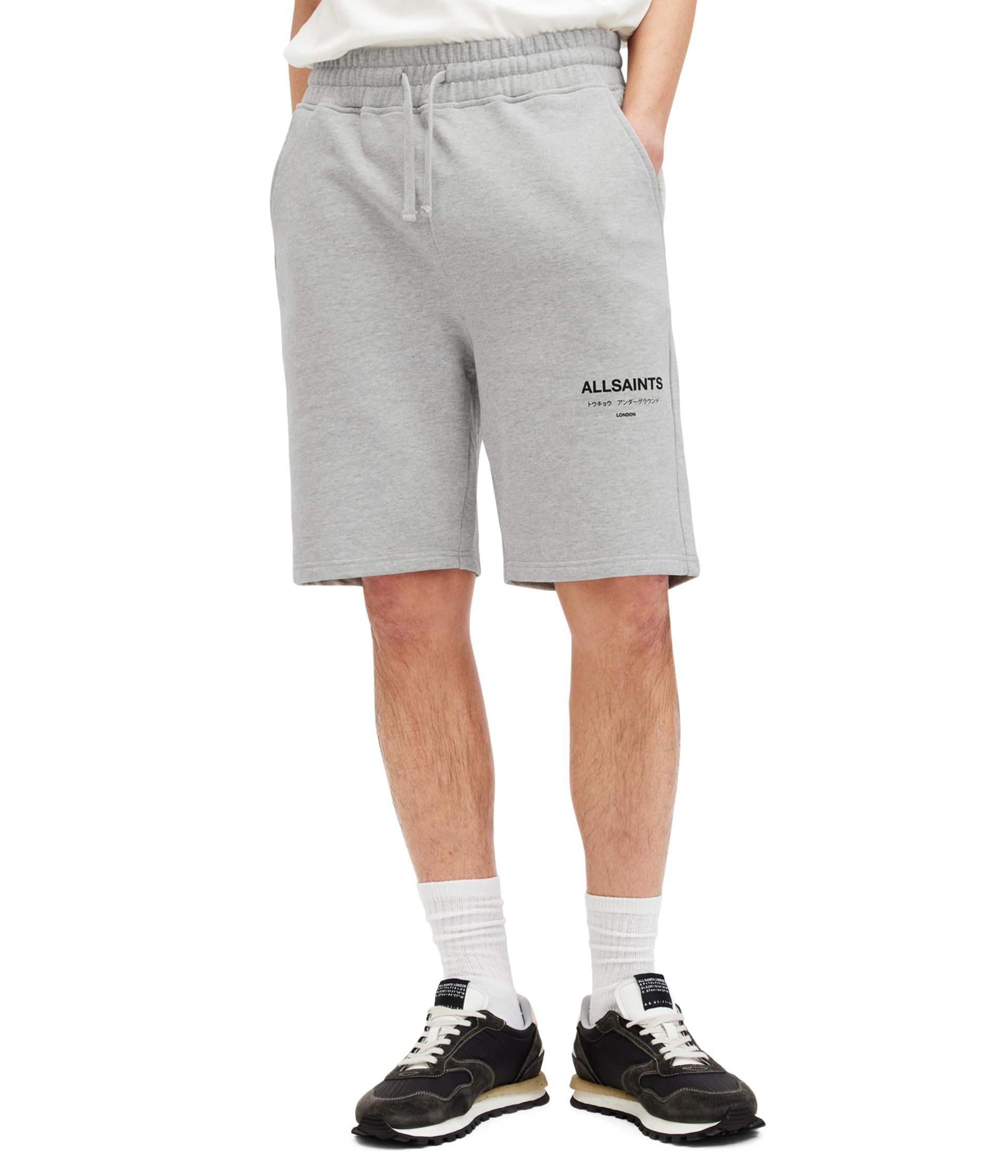 

Шорты AllSaints Underground Sweatshort, цвет Grey Marl