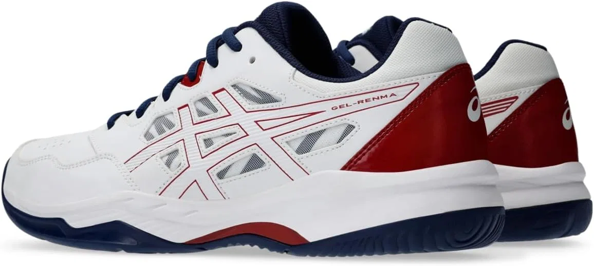 Кроссовки для пиклбола ASICS Gel-RENMA, белый/бордовый — фото 3
