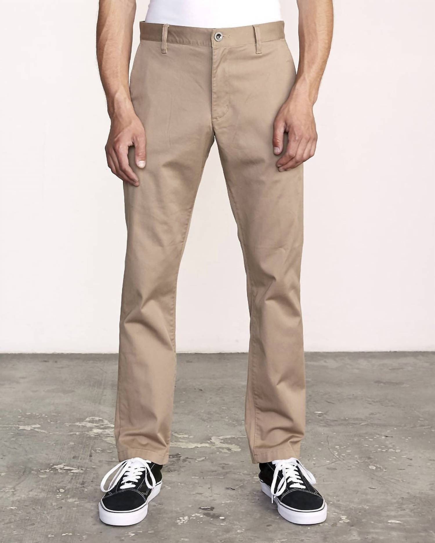

Брюки Weekend Stretch Cotton Blend цвета темного хаки RVCA