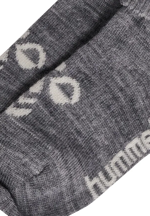 Носки Hummel, 2 пары, серый меланж/сумеречная мальва — фото 4
