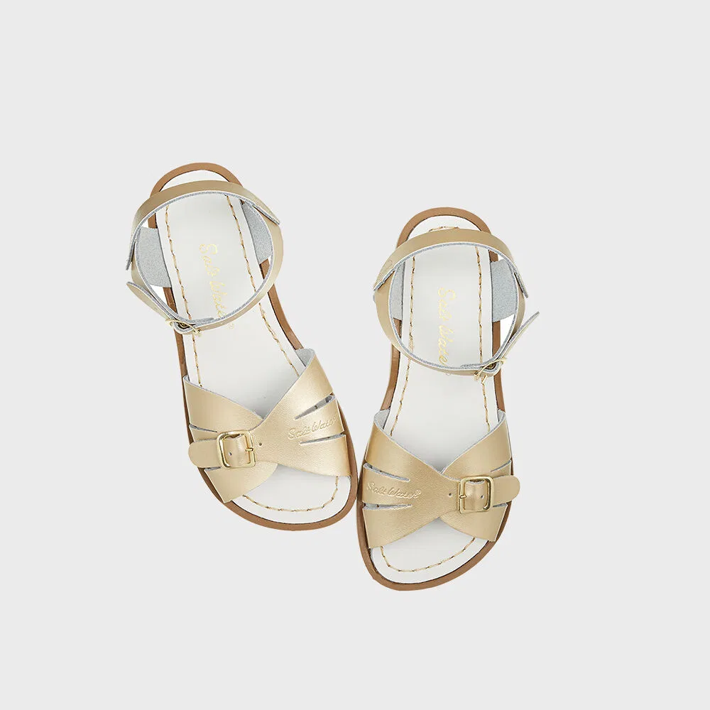 Мужские классические сандалии Salt-Water Adult Classic Premium золотые от Salt-Water