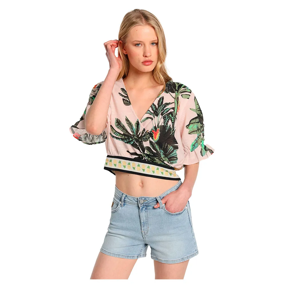 

Блузка с коротким рукавом Lois Jeans 10950, розовый