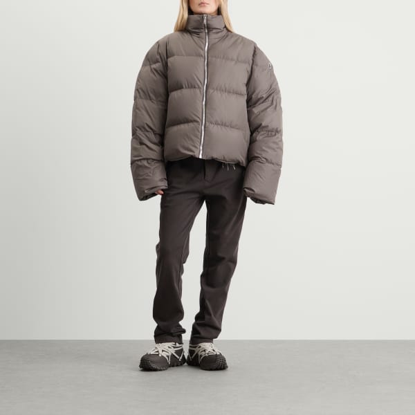 Спортивные брюки Rick Owens X Moncler на шнуровке, темно-dust — фото 4