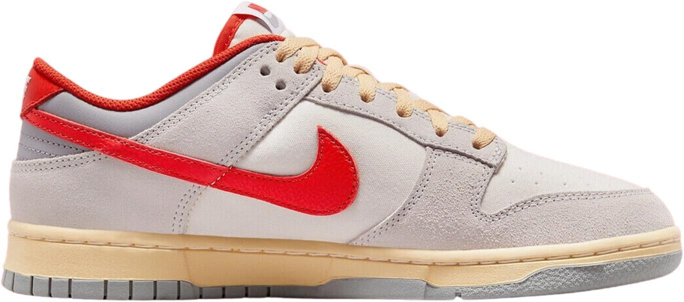 Мужские кроссовки Nike Dunk Low Mystic Red, красный/серый — фото 4