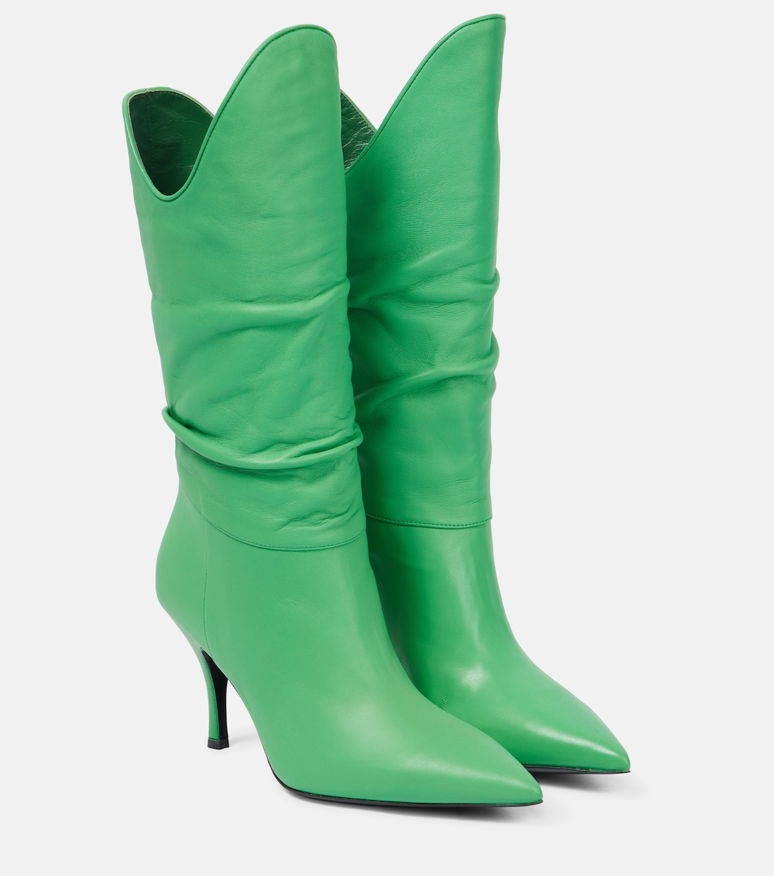 Ботинки из кожи Венеры The Attico, Apple Green