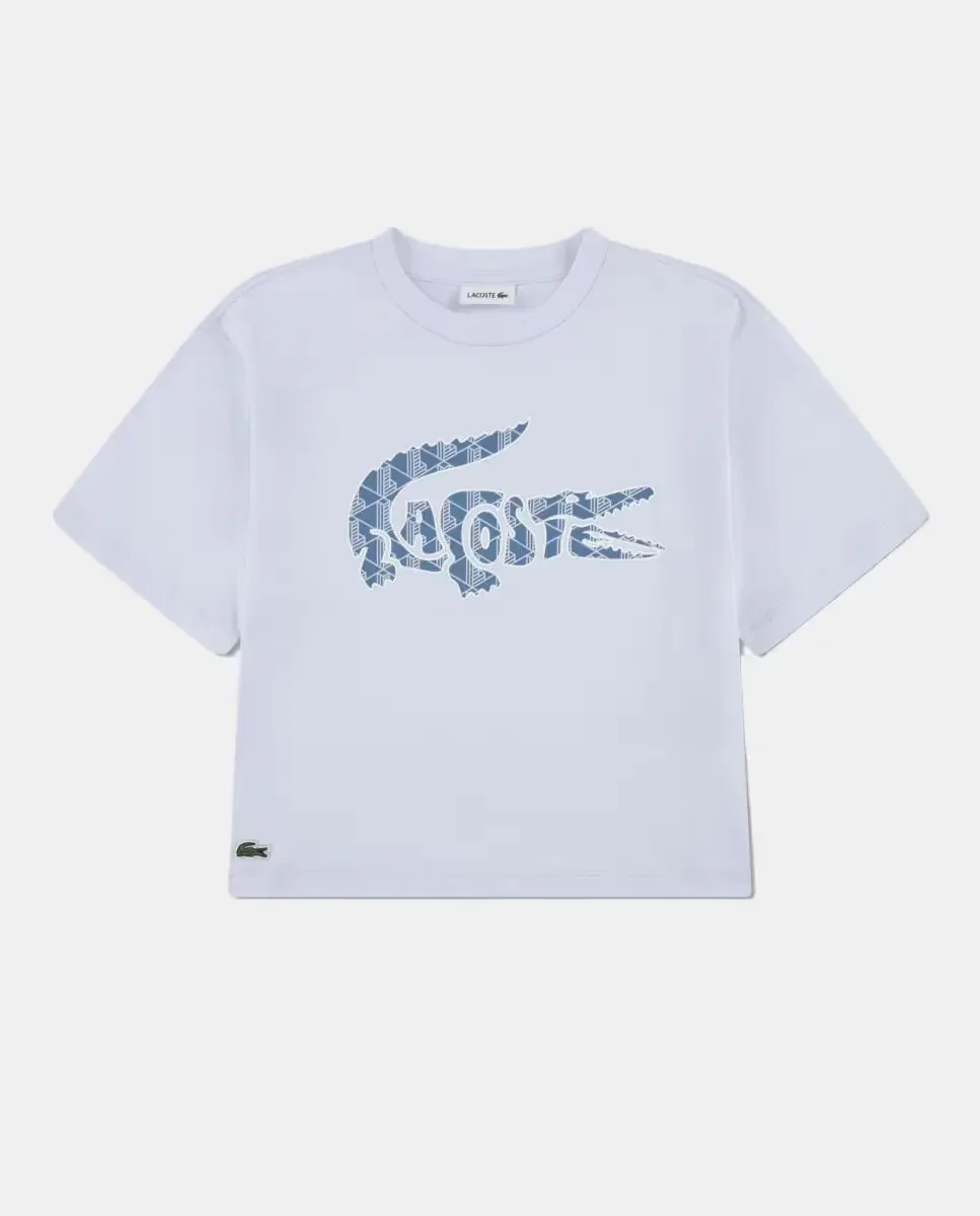 Футболка с монограммой Lacoste, синий