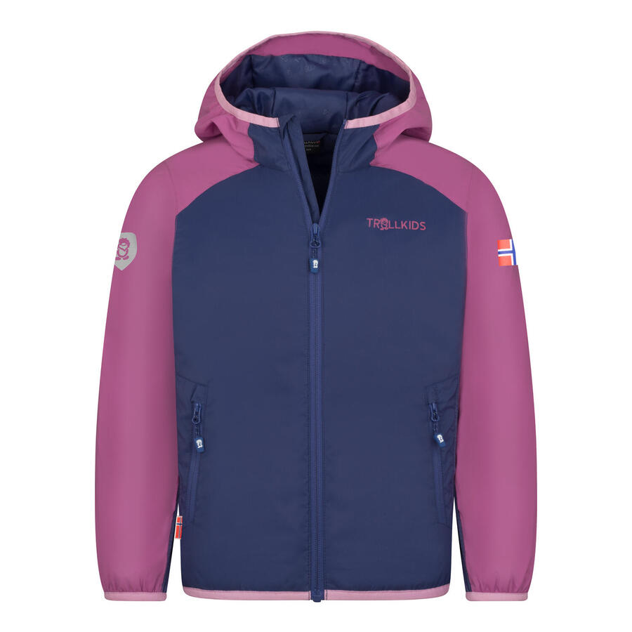 

TROLLKIDS Детская куртка HALSAFJORD фиолетовый синий/лиловый розовый/дикая роза