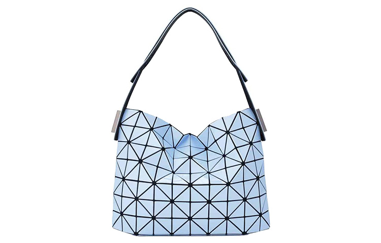 

ISSEY MIYAKE Нейлоновая сумка сумка-багет через плечо женская среднего размера синяя