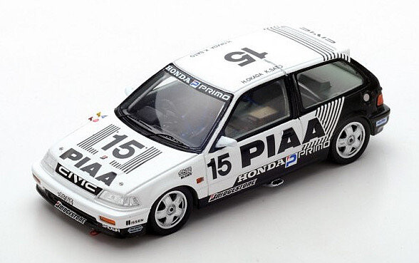 

Модель Spark Honda Civic Ef3 Piaa Nakajima Planning 1:43 S5456