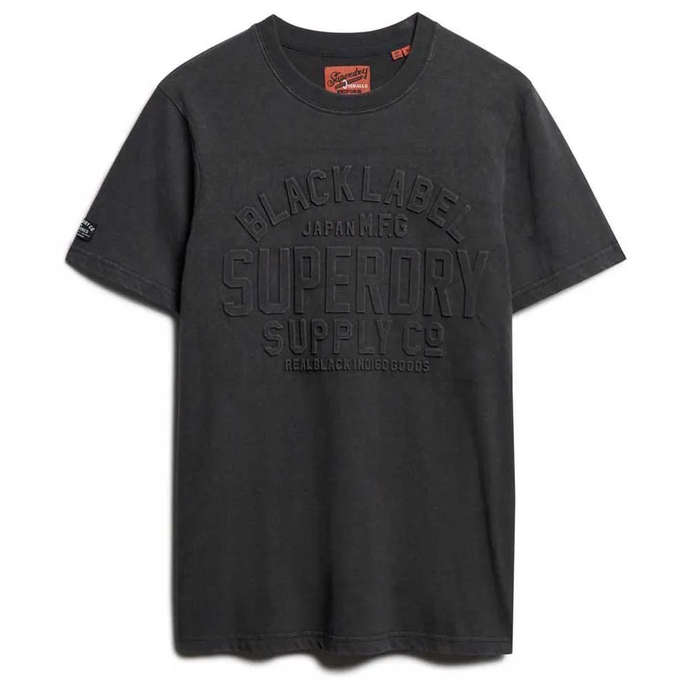 

Футболка Superdry Embossed Logo Graphic, черный