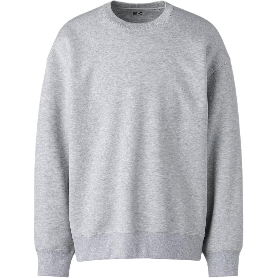 Свитшот Uniqlo унисекс серый