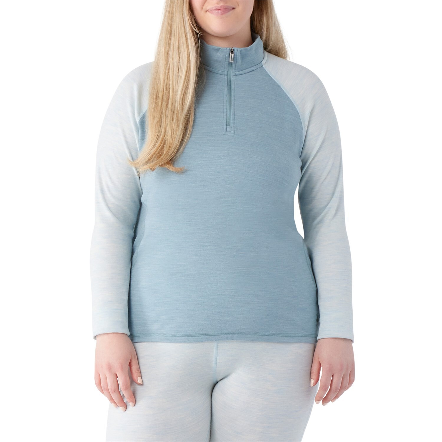 

Базовый слой Smartwool Classic Thermal Merino 1/4 Zip Plus Top, цвет Lead Heather