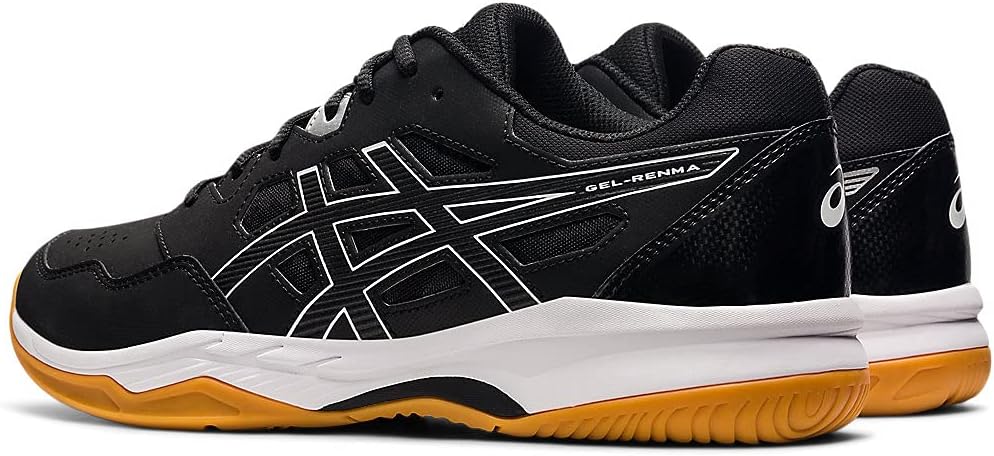 Мужские кроссовки для пинг-понга Asics Gel-RENMA, белый/черный — фото 3